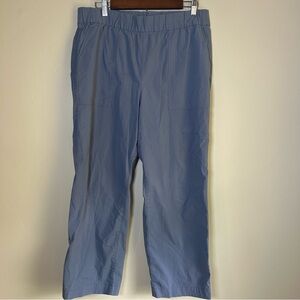 GAP Women Gray Elastic Waist Cargo Pants Size L